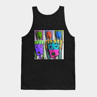 Rainbow Blonde Lady 2nd version Tank Top